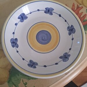 Marina (Blue&yellow) Caleca 9" Bowls Made In Italy